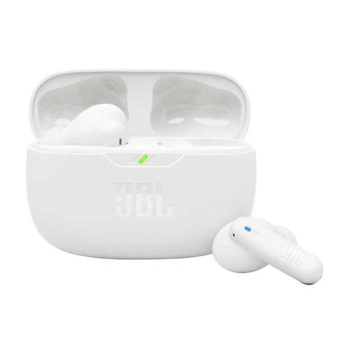 JBL Vibe Beam 2 | In-Ear Headphones - Wireless - Bluetooth - Smart Ambient Technology - White-Sonxplus Drummondville