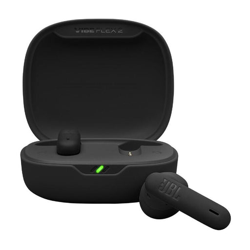 JBL Vibe Flex 2 | In-Ear Headphones - Wireless - Bluetooth - Smart Ambient Technology - Black-Sonxplus Drummondville