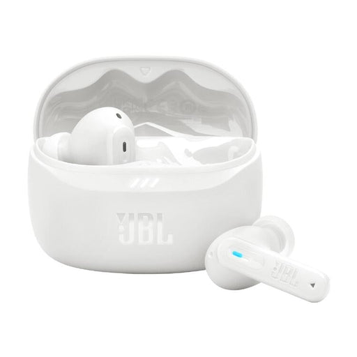 JBL Tune Beam 2 | In-Ear Headphones - 100% Wireless - Bluetooth - Smart Ambient - 6 Microphones - White-Sonxplus Drummondville