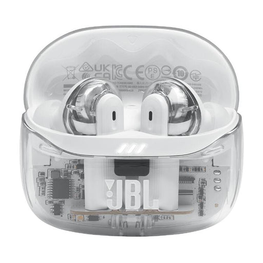 JBL Tune Beam 2 | In-Ear Headphones - 100% Wireless - Bluetooth - Smart Ambient - 6 Microphones - Phantom White-Sonxplus Drummondville