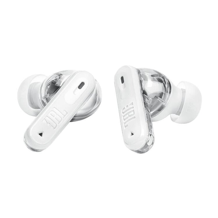 JBL Tune Beam 2 | In-Ear Headphones - 100% Wireless - Bluetooth - Smart Ambient - 6 Microphones - Phantom White-Sonxplus Drummondville