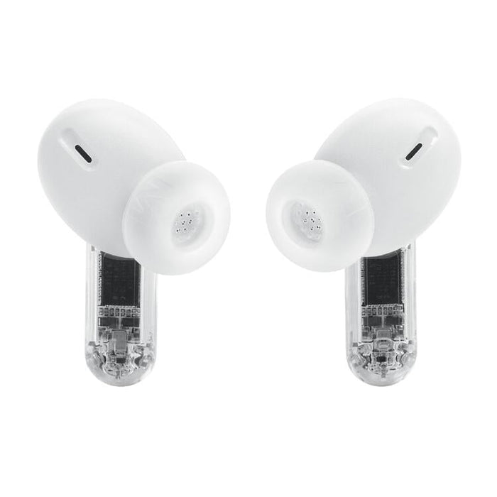 JBL Tune Beam 2 | In-Ear Headphones - 100% Wireless - Bluetooth - Smart Ambient - 6 Microphones - Phantom White-Sonxplus Drummondville