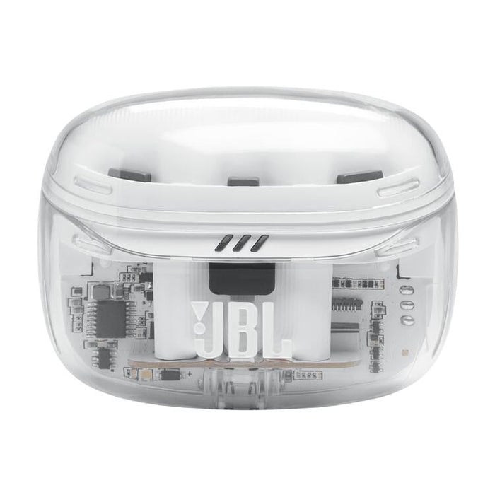 JBL Tune Beam 2 | In-Ear Headphones - 100% Wireless - Bluetooth - Smart Ambient - 6 Microphones - Phantom White-Sonxplus Drummondville