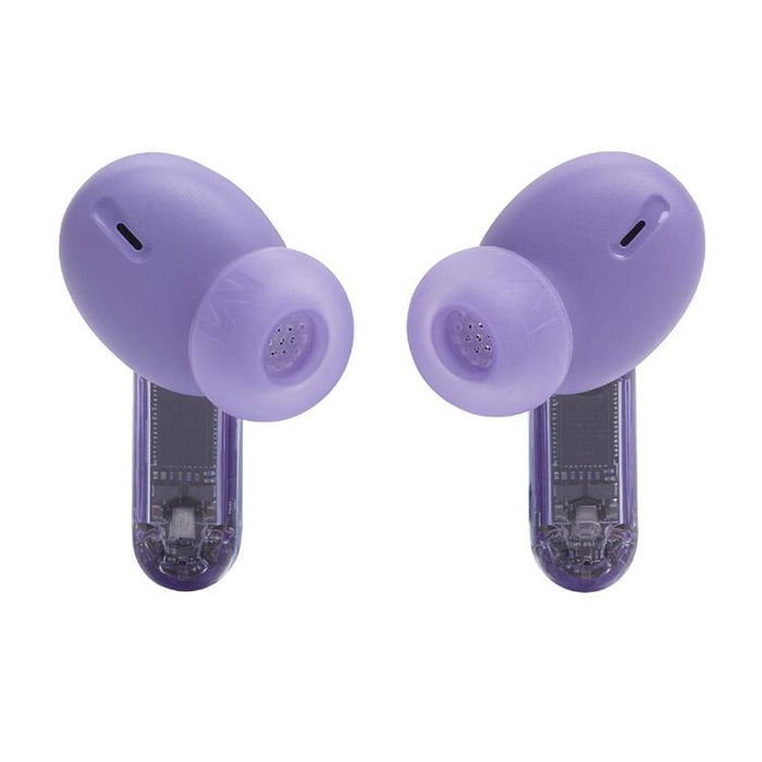 JBL Tune Beam 2 | In-Ear Headphones - 100% Wireless - Bluetooth - Smart Ambient - 6 Microphones - Mauve Ghost-Sonxplus Drummondville