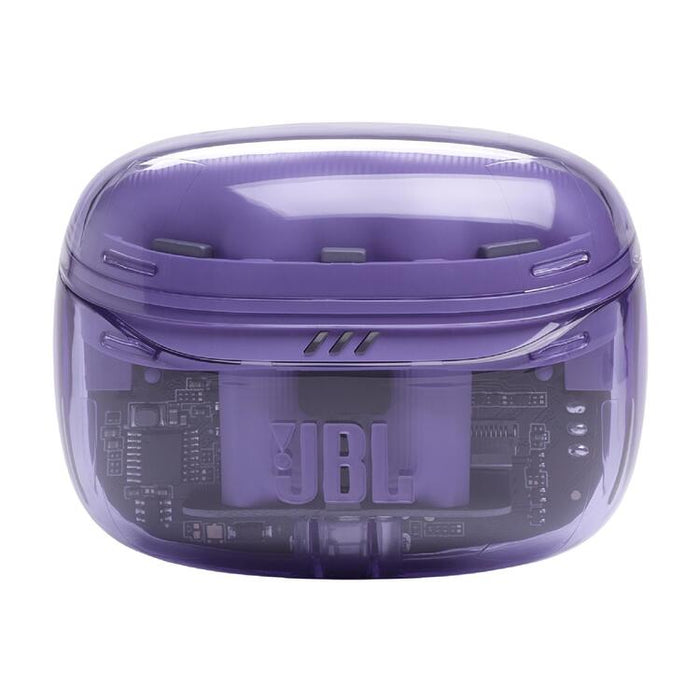 JBL Tune Beam 2 | In-Ear Headphones - 100% Wireless - Bluetooth - Smart Ambient - 6 Microphones - Mauve Ghost-Sonxplus Drummondville