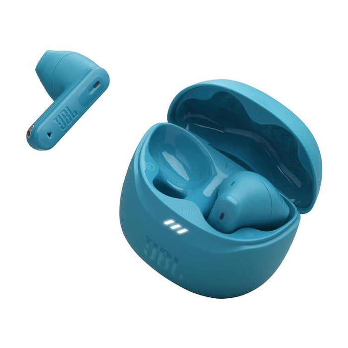 JBL Tune Flex 2 | In-Ear Headphones - 100% Wireless - Bluetooth - Noise Reduction - 6 Microphones - IP54 - Turquoise-Sonxplus Drummondville