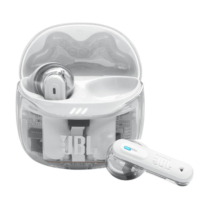 JBL Tune Flex 2 | In-Ear Headphones - 100% Wireless - Bluetooth - Noise Reduction - 6 Microphones - IP54 - Phantom White-Sonxplus Drummondville