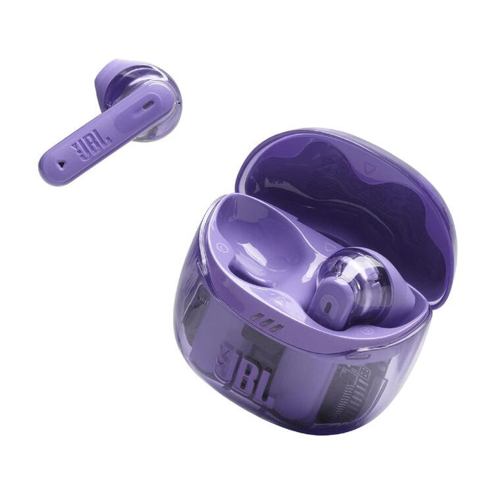 JBL Tune Flex 2 | In-Ear Headphones - 100% Wireless - Bluetooth - Noise Reduction - 6 Microphones - IP54 - Mauve Ghost-Sonxplus Drummondville