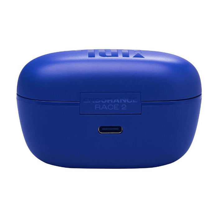 JBL Endurance RACE 2 | In-Ear Headphones - 100% Wireless - Sport - Waterproof - Up to 48 hours battery life - Blue-SONXPLUS Drummondville