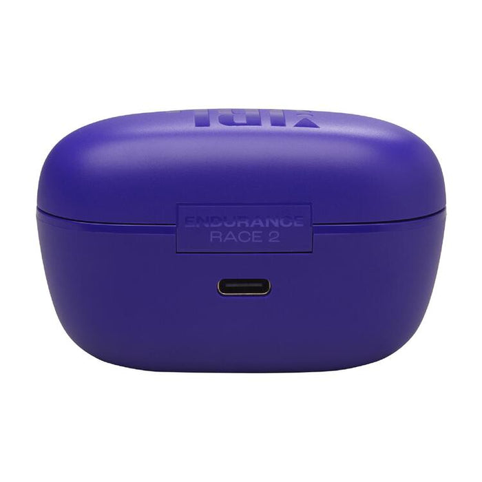 JBL Endurance RACE 2 | In-Ear Headphones - 100% Wireless - Sport - Waterproof - Up to 48 hours battery life - Purple-SONXPLUS Drummondville