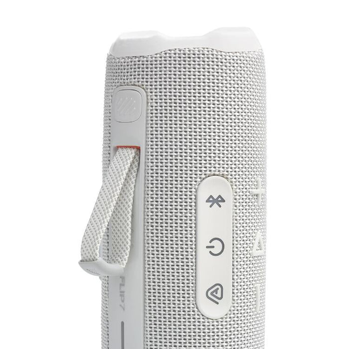 JBL Flip 7 | Portable speaker - Bluetooth - Waterproof - Up to 14 hours of battery life - White-Sonxplus Drummondville