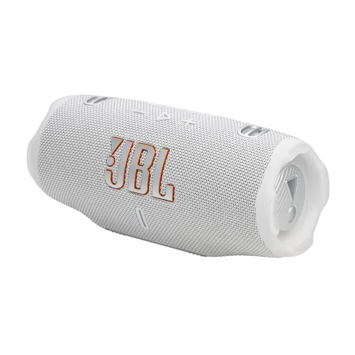 JBL Charge 6 | Portable Bluetooth Speaker - Waterproof - Auracast - 28 Hours autonomy - White | Sonxplus Drummondville