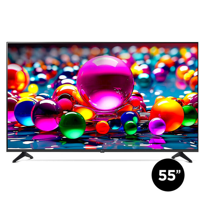 LG 55UA7700PUB | 55" Television - 4K Ultra HD - LED - UA7700 Series - HDR - Smart WebOS - 60 Hz native - Processor IA a7 Gen8 4K - Black | Sonxplus Drummondville