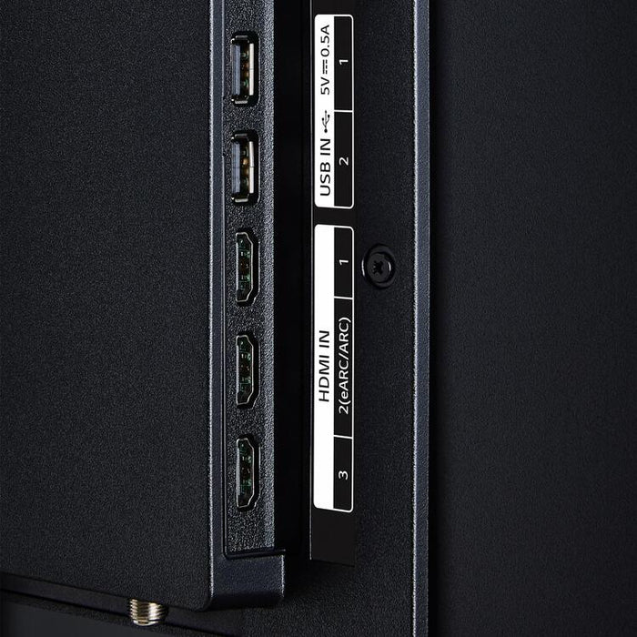 LG 55UA7700PUB | 55" Television - 4K Ultra HD - LED - UA7700 Series - HDR - Smart WebOS - 60 Hz native - Processor IA a7 Gen8 4K - Black | Sonxplus Drummondville