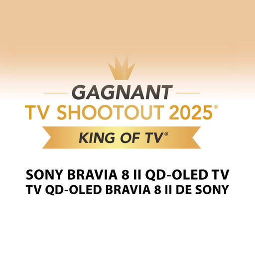 Sony K55XR80M2 | Bravia 8 II 55" TV - QD-OLED - 4K Ultra HD - 120Hz - Google TV-Sonxplus Drummondville