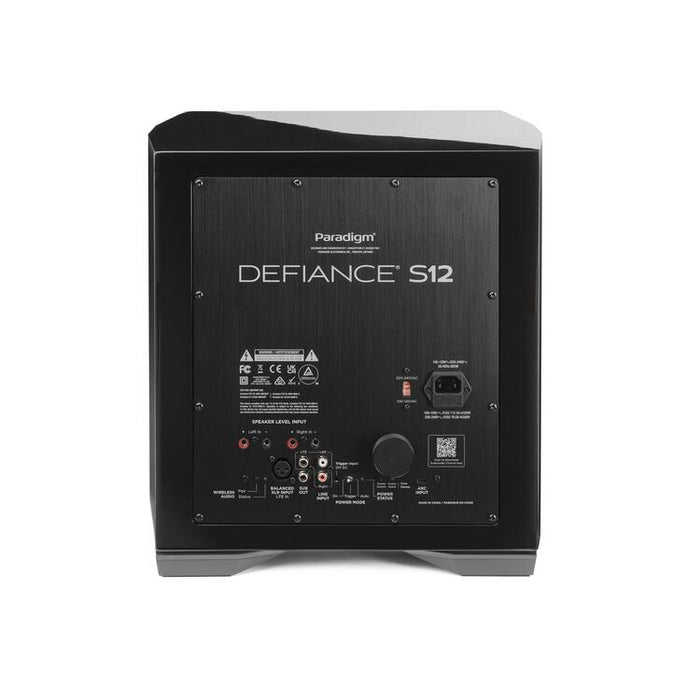 Paradigm DEFIANCE S12 | 12" subwoofer - 800W RMS - Unité-Sonxplus Drummondville