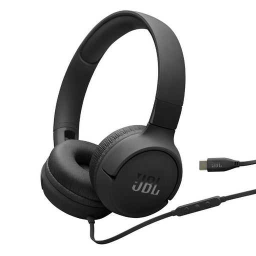 JBL Tune 520C | Earphones - USB-C - Bluetooth - Black-Sonxplus Drummondville