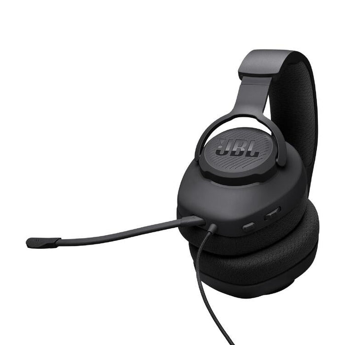 JBL Quantum 100 M2 | Wired circumaural gaming headphones - Compatible with all platforms - Black-Sonxplus Drummondville
