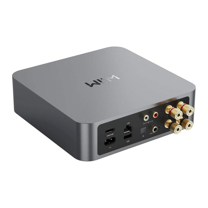 WiiM Vibelink | Integrated Amplifier - 100W or 200W per channel - Aluminium - Gris Sidéral-Sonxplus Drummondville