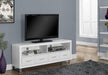 Monarch Specialties I2518 | TV Stand - 60" - 4 Drawers - White-Sonxplus Drummondville