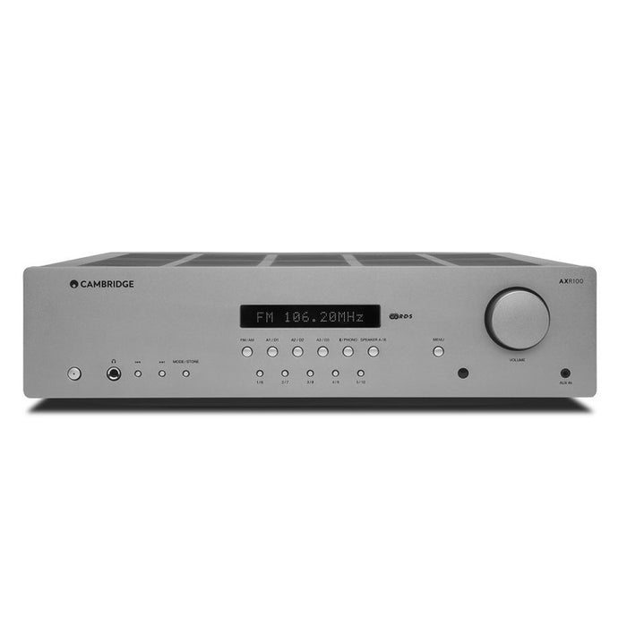 Cambridge AX-R100 | Stereo Receiver - 100 W - Gris-Sonxplus Drummondville