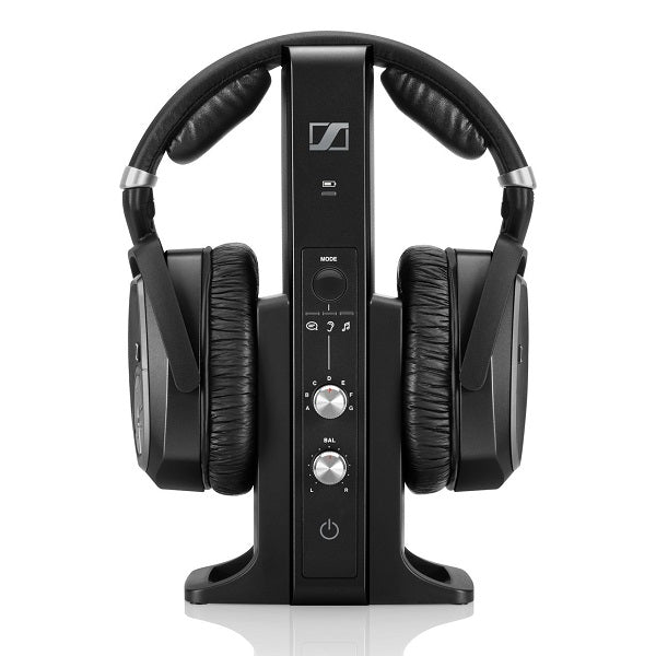 Sennheiser RS 195 | Around-ear wireless TV headphones - Black-Sonxplus Drummondville