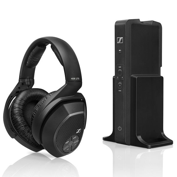 Sennheiser RS 175 | Circumaural Wireless TV Headphones - Stereo - Black | Sonxplus Drummondville