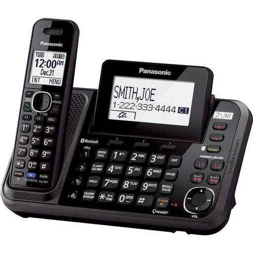 Panasonic KX-TG9541B | Cordless phone - 1 handset - Answering machine - Black-Sonxplus Drummondville