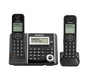 Panasonic KX-TGF342B | Cordless phone - 2 handsets - Answering machine - Black-Sonxplus Drummondville