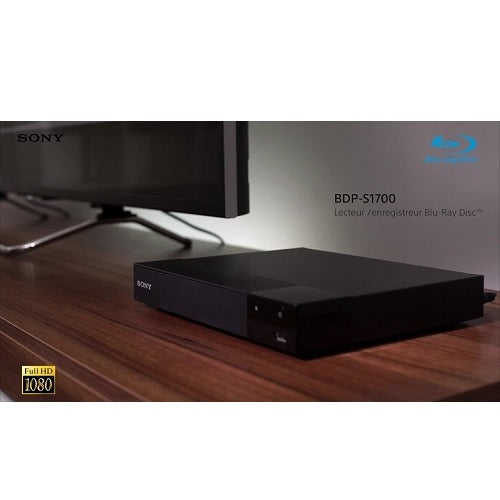 Sony BDP-S1700 | Blu-ray player - Full HD - USB - Black-Sonxplus Drummondville