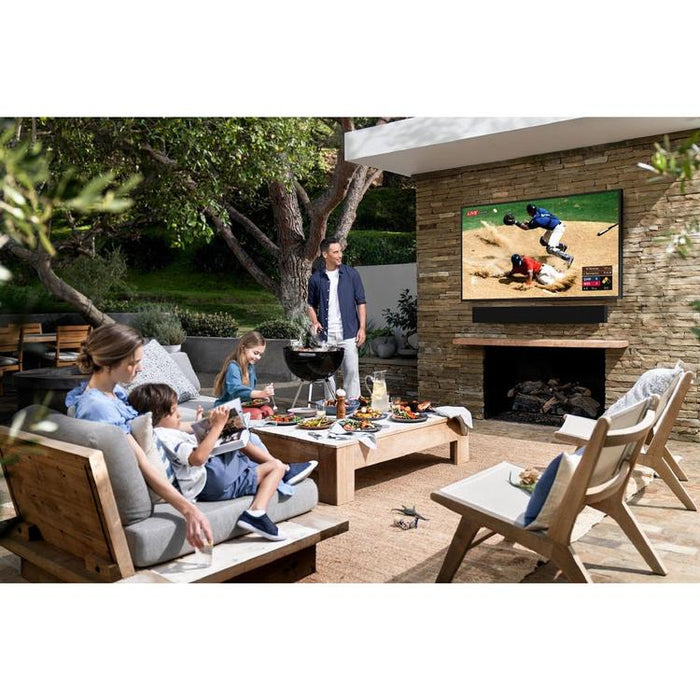 Samsung QN75LST7TAFXZA | The Terrace 75" QLED outdoor smart TV - Weatherproof - 4K Ultra HD - HDR-Sonxplus Drummondville