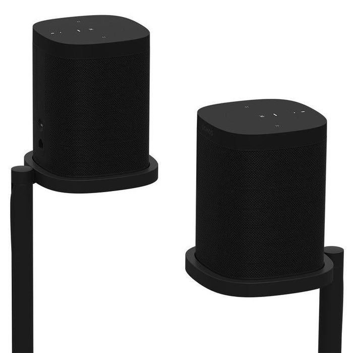 Sonos SS1FSWW1BLK | Stand for Sonos One and One SL Speakers - Black - Pair-Sonxplus Drummondville