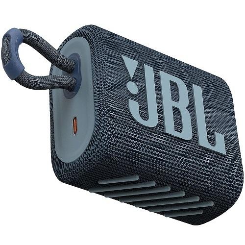 JBL GO3 | Mini portable Bluetooth speaker - Waterproof - Blue-Sonxplus Drummondville