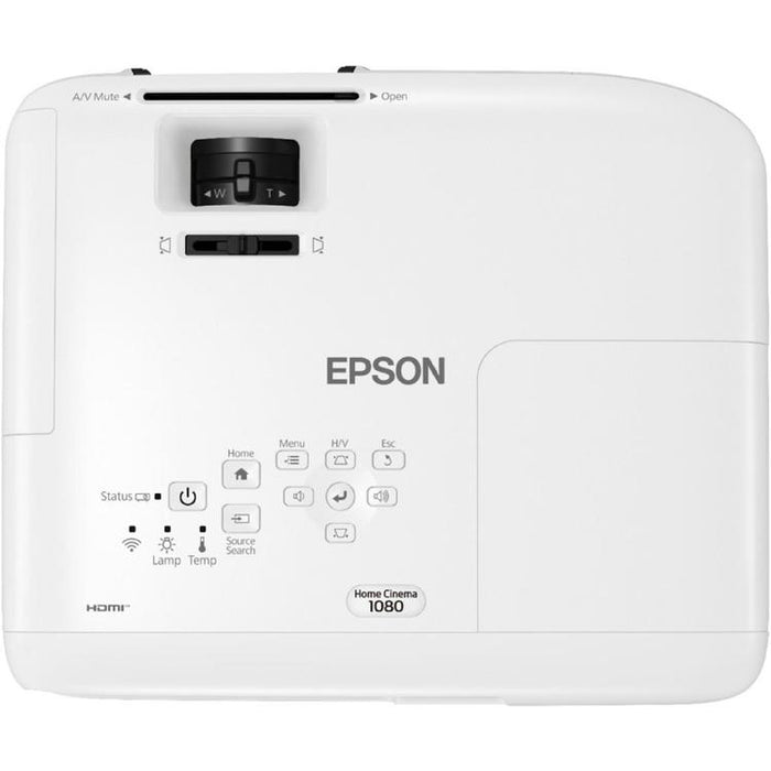 Epson Home Cinema 1080 | 3LCD Home Theater Projector - 16:9 - HD - 1080p - White-Sonxplus Drummondville