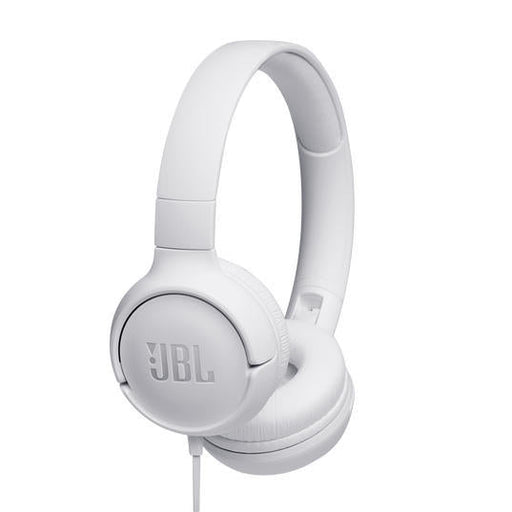 JBL Tune 500 | Wired on-ear headphones - White-Sonxplus Drummondville