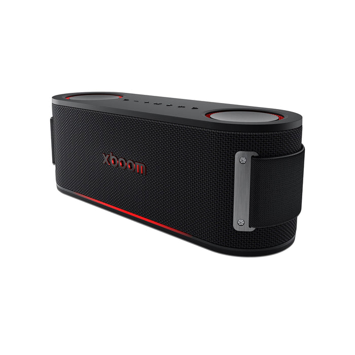 LG xboom Bounce | Portable Speaker - Bluetooth - IP67 - AI Lighting - Black-Sonxplus Drummondville