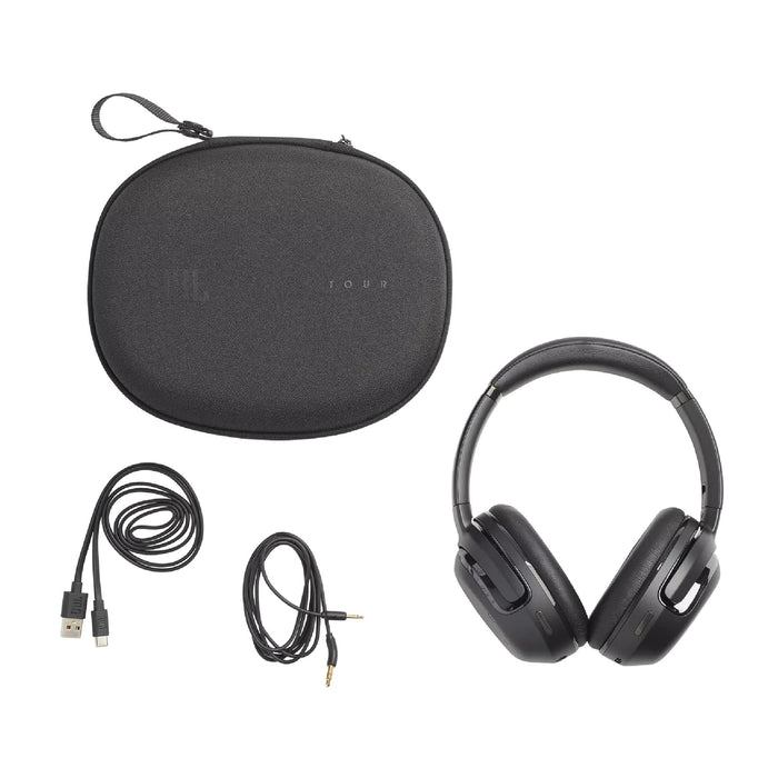 JBL Tour One M2 | Around-Ear Headphones - Wireless - Bluetooth - Adaptive Noise Reduction - Black-Sonxplus Drummondville