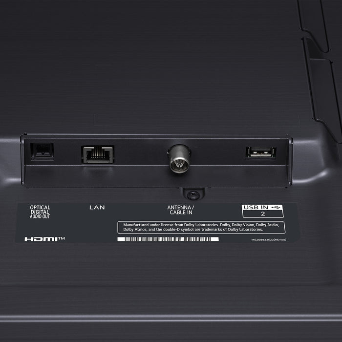 LG 86NANO80AUA | 86" Television LED 4K - UHD - NANO80A Series - 60Hz - Processor IA a7 4K Gen8 - Black-Sonxplus Drummondville