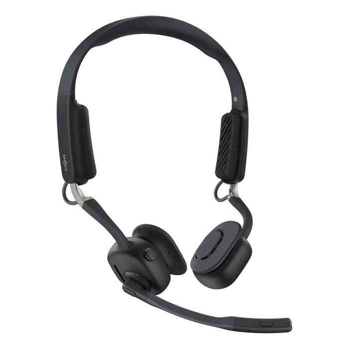 Shokz OpenMeet USB-A | Bluetooth Stereo Headset - 15 Hours Battery Life - Black-Sonxplus Drummondville