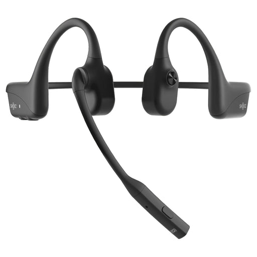 SHOKZ OpenComm2 USB-A | Bone conduction headphones - Bluetooth - USB-A adapter - Microphone - Black-Sonxplus Drummondville