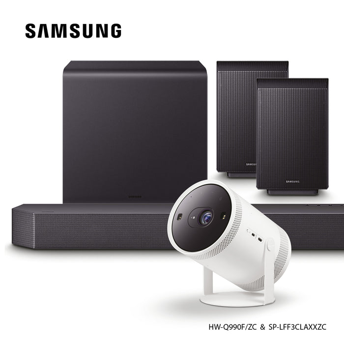 Samsung HW-Q990F + SP-LFF3CLAXXZC | Bundle Samsung Home Cinéma Ultime-Sonxplus Drummondville