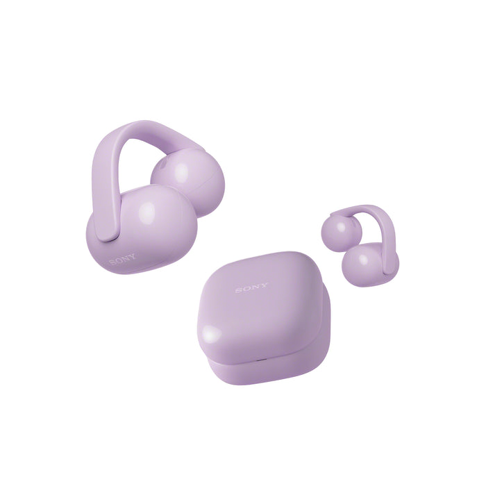 Sony Linkbuds Clip | In-ear headphones - Wireless - Purple | 01 | Sonxplus Drummondville
